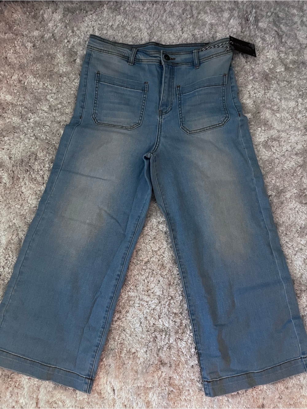 Matilda Jane Light Blue Wide-Leg Women's Jeans